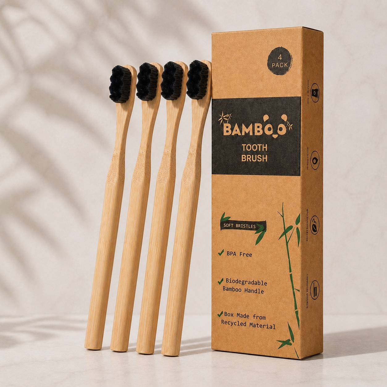 Bamboo Eco Toothbrush Soft Bristles