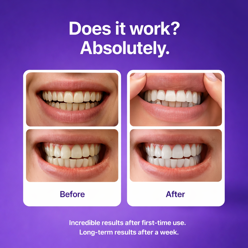 Purple whitening formula nivera smile